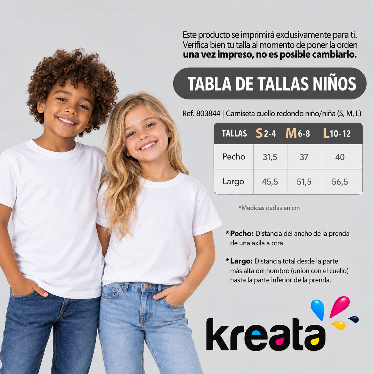 Guía de tallas